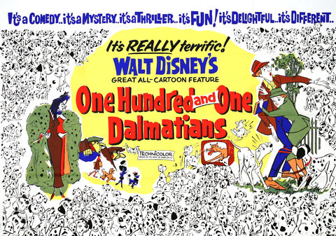One Hundred and One Dalmatians (1961) international film poster; collection of the Walt Disney Family Foundation, gift of Ron and Diane Miller; © Disney